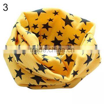 Stars Children's Cotton Neckerchief Kids Boy Girl Scarves Shawl Unisex Winter Knitting photo-4