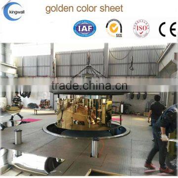 golden color stainless steel sheet