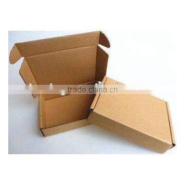 Plane shape flat shipping kraft corrugated board packaging box with custom design