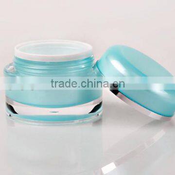 Plastic cosmetic cream jar for face cream