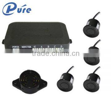 4 sensors car parking sensor with buzzer alarm /simple car reverse parking sensor without display