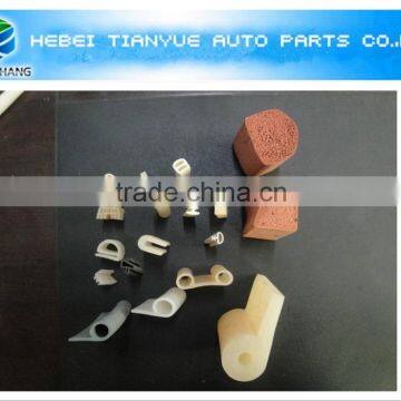 silicone rubber product P E U type estrusion seal strip