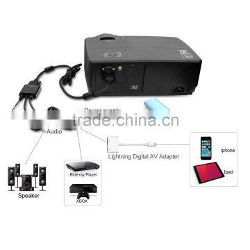 Household Projector LED Video Portable Projector,with Dlp Tech Support HDMI photo-3