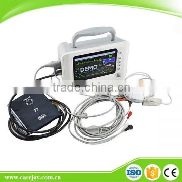 CE Approved High Quality Hospital 6-inch Portable/Handheld Multi-Parameter Vital Sign Patient Monitor RPM-9000F