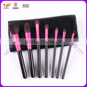 7Pcs Travel Makeup Brush Set With Pouch