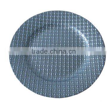 GRS Cheap glitter plastic plates wholesale