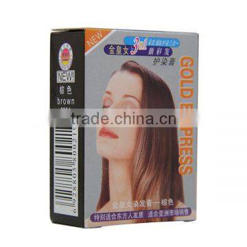 Hot sale!! Herbal extract hair care natural hair color cream wholesale hair dye brown OEM factory prices