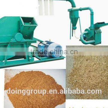 Small wood grinder with high production