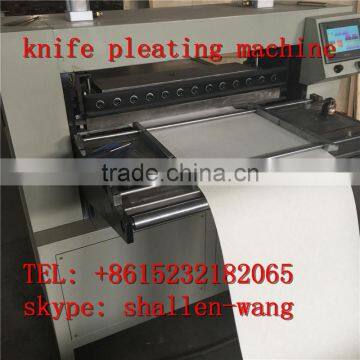 Automatic type 1100-55mm cabin air filter pleating machine