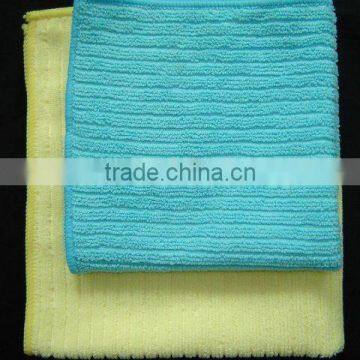 Stripe Microfiber kitchen Cleaning Cloth