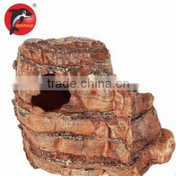 artistic resin garden and aqua decoration rock cover