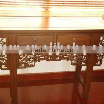 antique table with wing