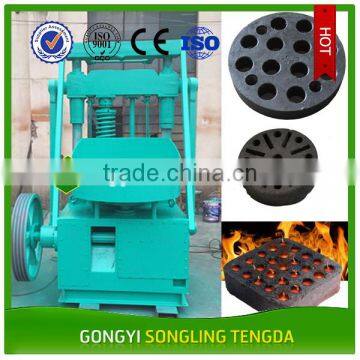 white coal powder blocks punching briquette manufacuring machine