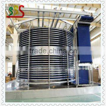 single spiral freezer for meat china made alibaba supplier high capacity low noise export to EU MALAYSIA IRAN TURKEY NIGERIA