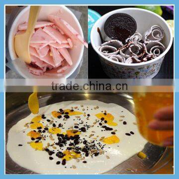 CE Approved Freshmade Flat Pan Thai Ice Cream Machine