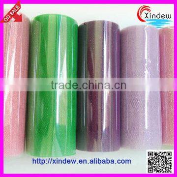 Glitter Tulle Mesh Fabric for Christmas photo-2