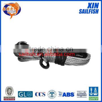 8000lb Synthetic Winch Rope with Standard Aluminum Hawse Fairlead UHMWPE