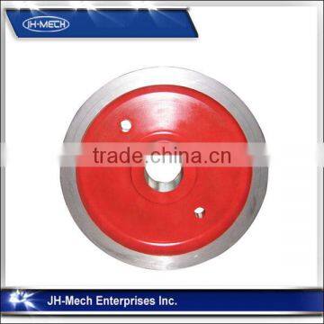 High performance suspension beam crane wheel