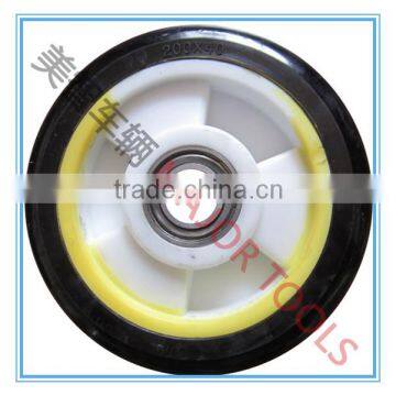 150/200/250/300mm Solid Rubber Wheel With Plastic Rim Series photo-3