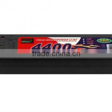 4400mAh 35C 7.4v Hardcase Lipo Battery