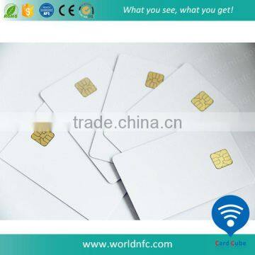 Competitive Price Plastic CR80 SLE4442 PVC Contact Chips Smart Cards