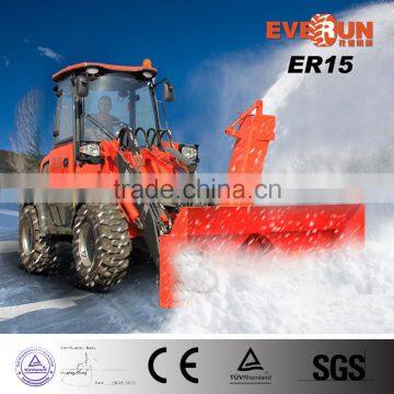 EPA Engine ER15 Wheel Loader With Snow Bucket/Quick Hitch for Sale photo-4