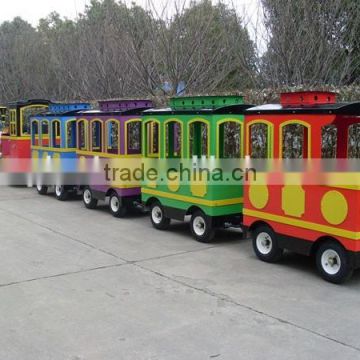 Amusement Park Electric Trackless Fun Train, Shopping Mall, Indoor and Outdoor Fun Train, Mini Electric Train photo-2