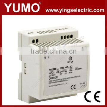 YUMO Din Rail DR-60-12 60w din rail power supply Switching power supply