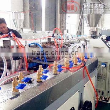 CE Certificated Twin Screw Extruder PVC WPC Door Board Machine Price photo-2