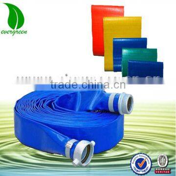 No smell high pressure PVC layflat hose for farm irrigation