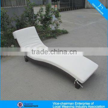 Modern Rattan Furniture Garden Sun Lounger Rattan Pool Lounge Chair CF739 photo-2