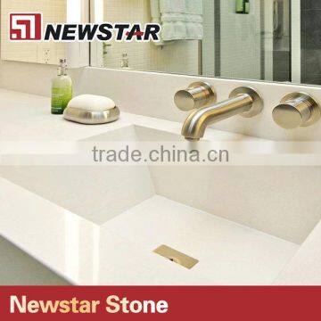 Newstar Hotel Bathroom Vanity Quartz Countertop photo-5