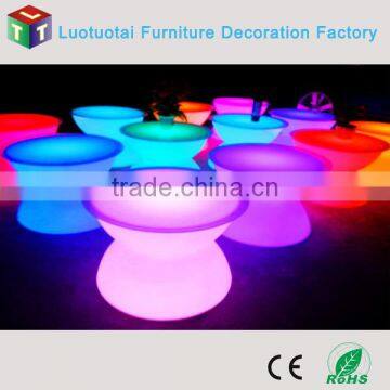 RGBW Color Change Remote Control Illuminated Commercial Led Furniture /led Bar Table photo-4