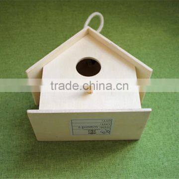 Cheap Small Wooden Bird Houses Arts and Crafts Bird House Wicker Bird Houses With Paulownia photo-3