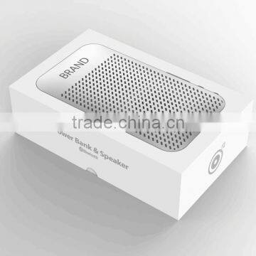Mini Rechargeable Bluetooth Speaker With Power Bank Portable Multifunction 5000mAh Power Bank Super Thin Bluetooth Speaker photo-6
