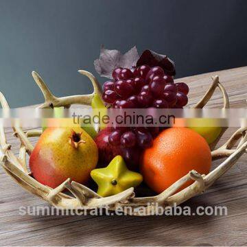 Resin Artificial Deer Antlers Dry Fruit Tray photo-2