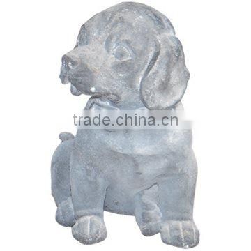 Antique animal statue garden cast iron dog statues supplier