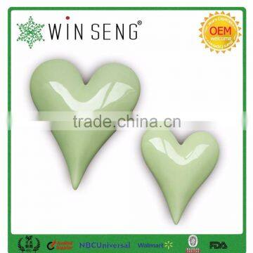 Simple Design Valentine's Day Decorations Ceramic Heart photo-2