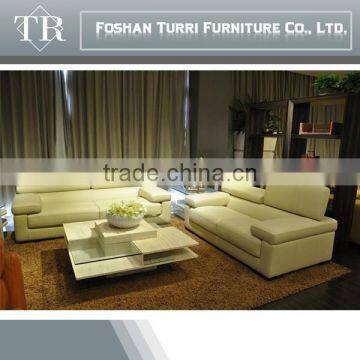 Living Room Modern Sectional Italian Leather Sofa photo-5