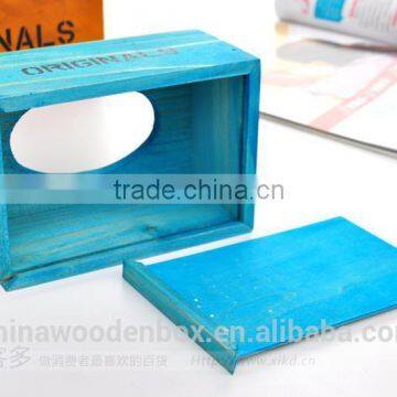 2016 Popular Refined Wood Craft Wooden Tissue Box photo-4