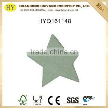 FSC star shape wooden craft wholesale