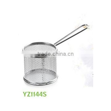 Professional Manufacture production stainless steel deep Fryer Basket&mini fry basket &stainless steel deep frying basket