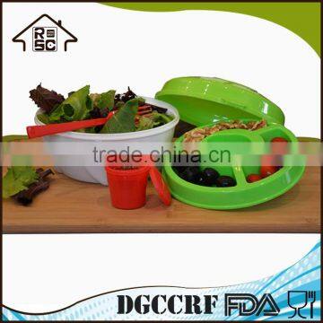 Multifunctional Lunch Box With Folk Compartments Cutlery Set photo-3