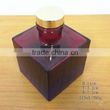 High quality rectangular glass bottle perfume glass bottle