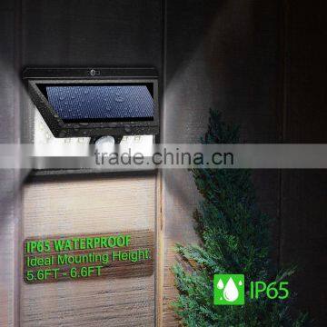 24 LED Solar Motion Sensor Light With 5 LEDs Both Side, 120 Degree Wide Angle Motion Sensor, Outdoor Wall Lights for Patio