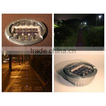 Aluminum Alloy Solar Powered (Charging) LED Cat Eye (Road Stud / Pavement Marker) MS-127(Burial Type / Under-ground)