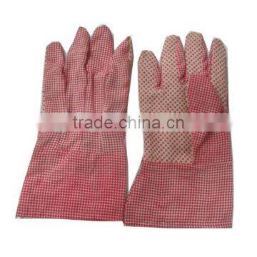 graceful red lady's garden glove/cut resistant safety glove