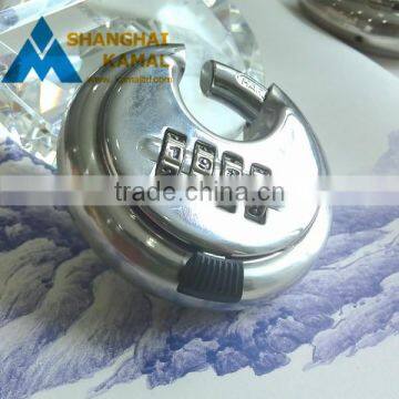 Combination Disc Heavy Duty Security Stainless Steel Round Shaped Padlock photo-3