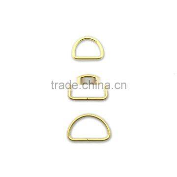 Metal Hardware Ring / Wholesale Steel Rings / Brass Plating Metal D Ring photo-4