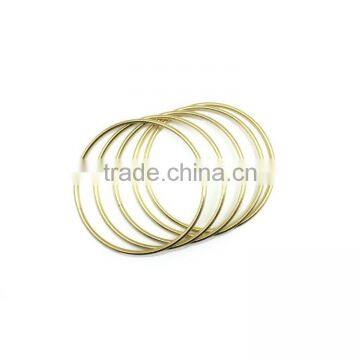High Quality Bright Color Metal O Ring for Handbag Round Ring, Butt Welded Steel Wire Rings ID 1" photo-3